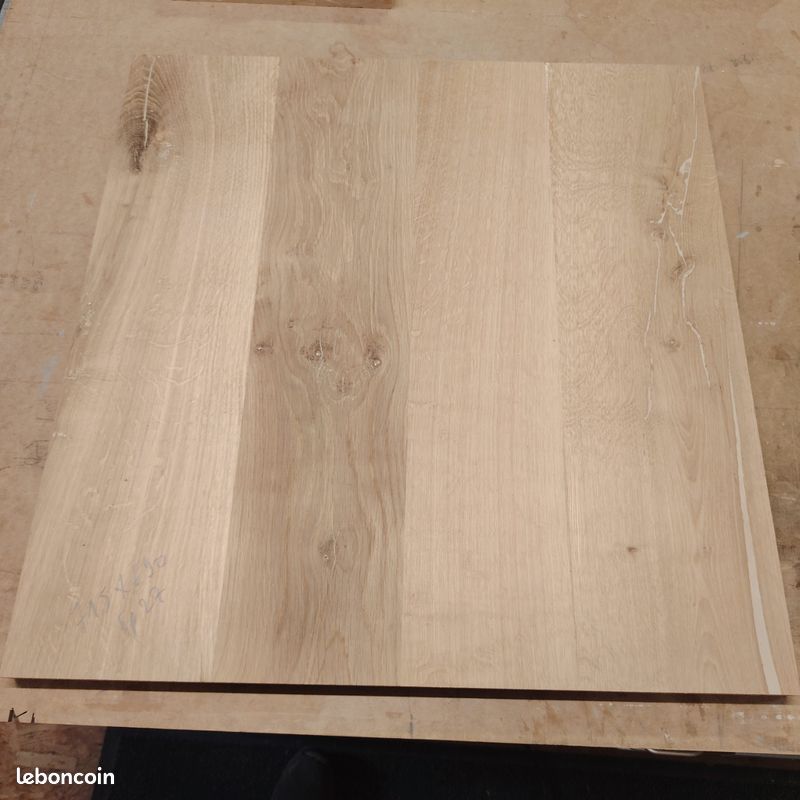 Plateau de table rustique ou dessus de meuble en Chêne massif (image 2)