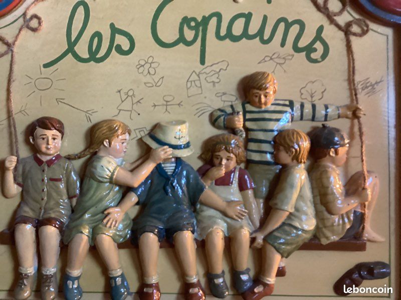 Cadre en bois vintage «  les copains » country corner interior’s (image 4)