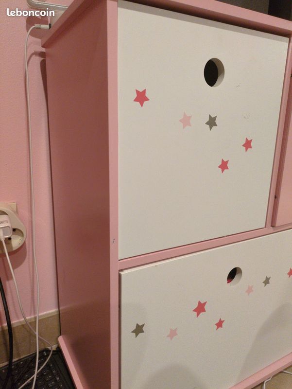 Commode 5 tiroirs vert baudet étoile (image 2)