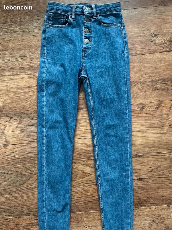 Jean Skinny bleu 34 Kiabi (image 1)