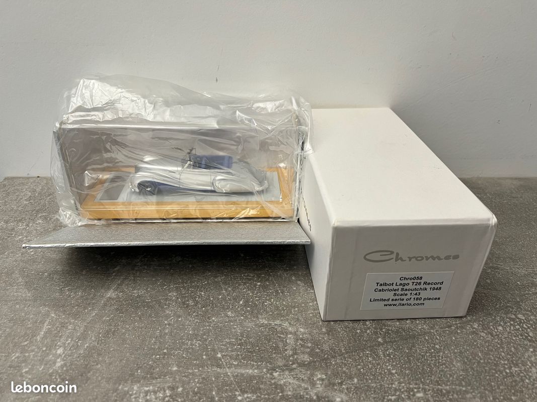 Talbot Lago T26 Gr.Sp. Saoutchick silver 1:43 – Thomas Langejürgen