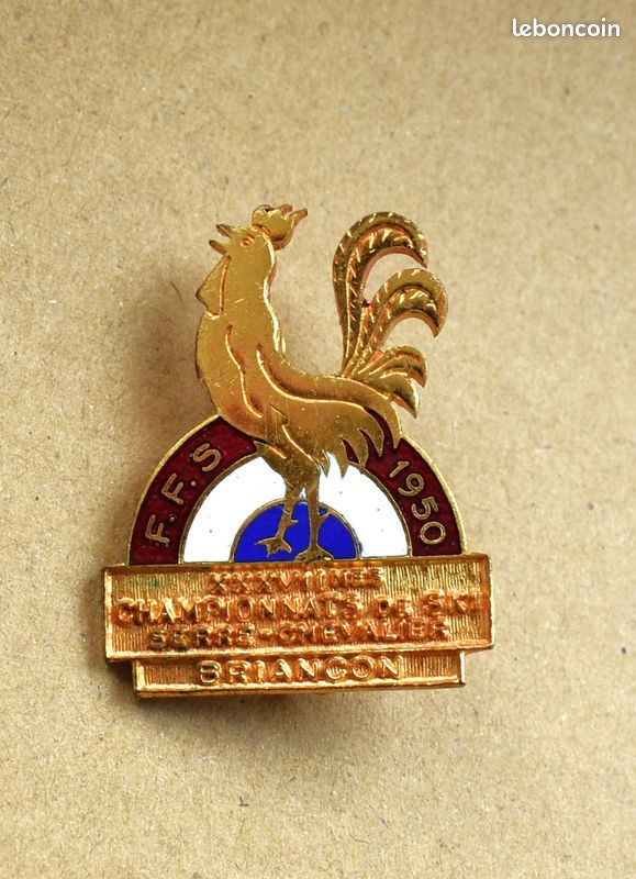 INSIGNE, ECOLE SKI Français. UNCM, U N C M. 1946 1960, Augis. EUR 19,99 - FR