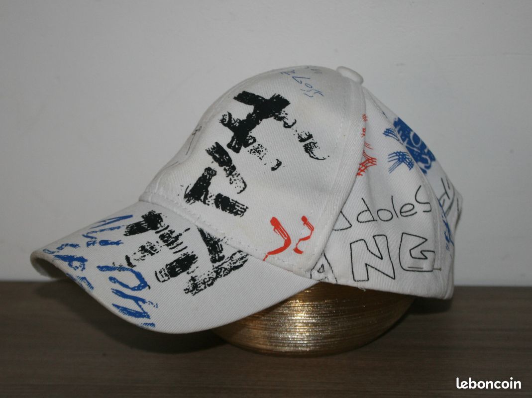 CASQUETTE TRUCKER BLANCHE/BLEU ROYAL