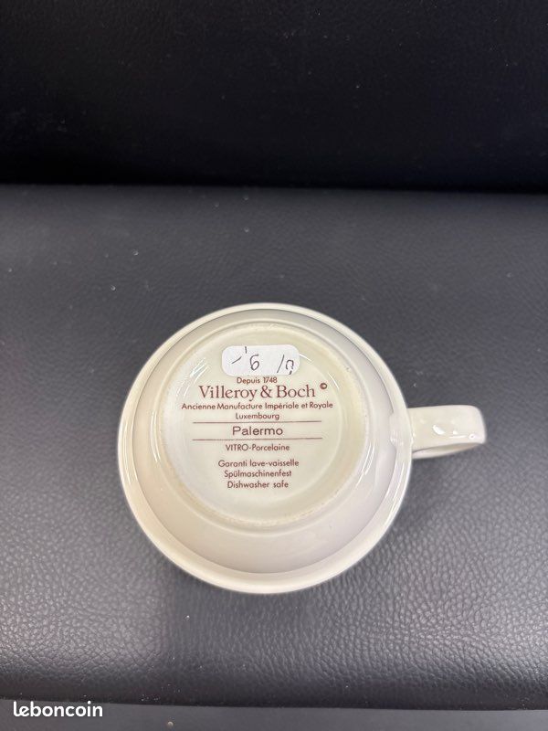 Tasse en faïence villeroy et Boch modèle palermo (image 6)