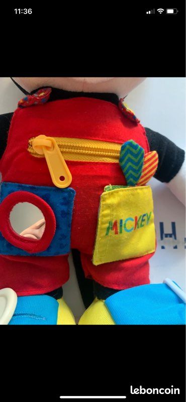 Peluche Mickey éveil (image 3)