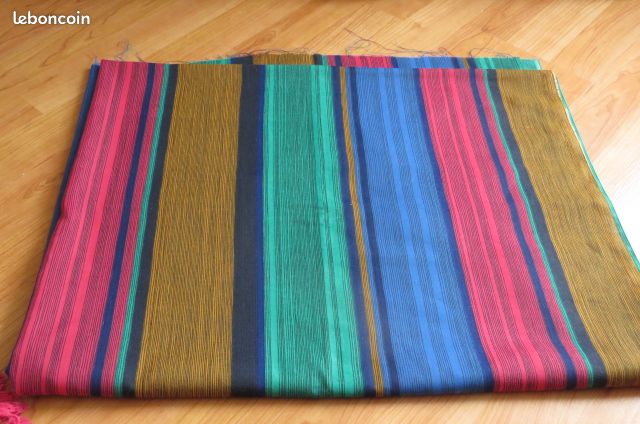 Coupon de tissu rayures 1,10 x 3m (image 1)
