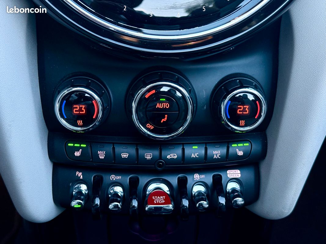 MINI Cooper S Cabrio 178CH Pack John Cooper Works JCW BVA7 - Harman Kardon, Cuir Blanc, Apple Car Play, Camera, Sièges Chauffants... - Full Suivie Mini, Cabriolet Cab (image 10)