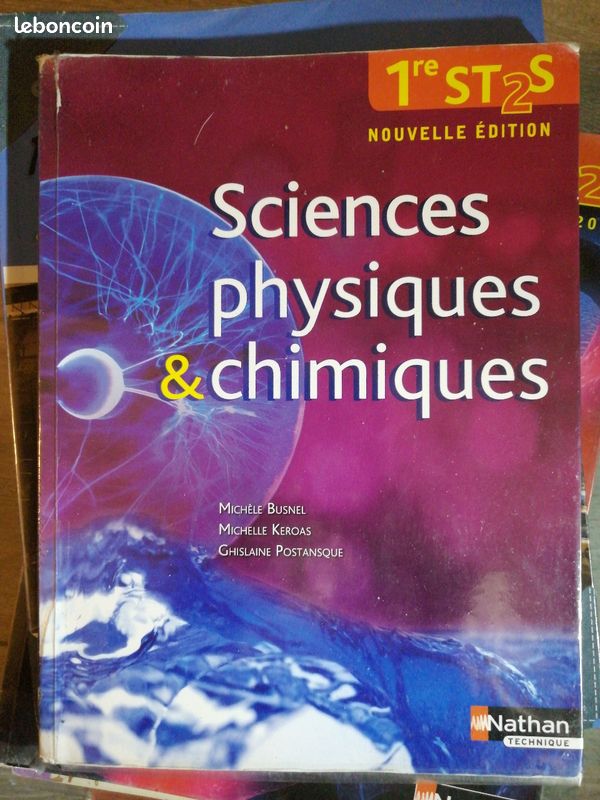 Livre Sciences physiques et chimiques 1er ST2S (image 2)