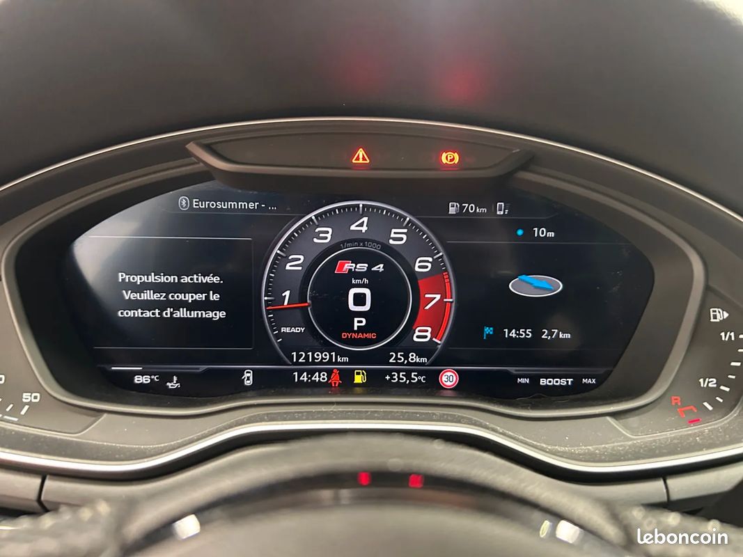 AUDI RS4 Avant Quattro V6 450ch - Suivi complet constructeur - Toit Ouvrant et panoramique (image 13)