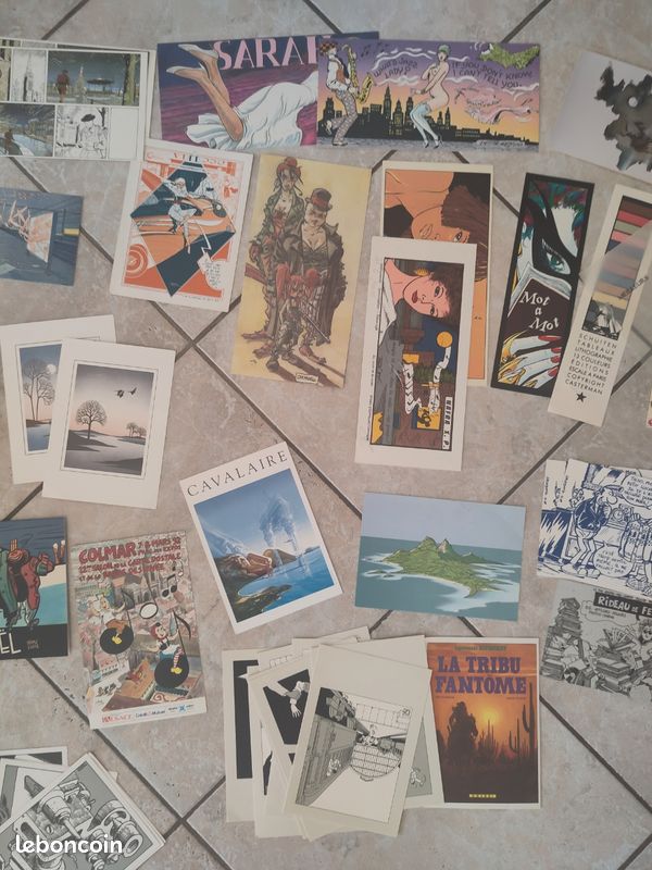 Lot de cartes BD postales/ Bonne année variées (image 6)