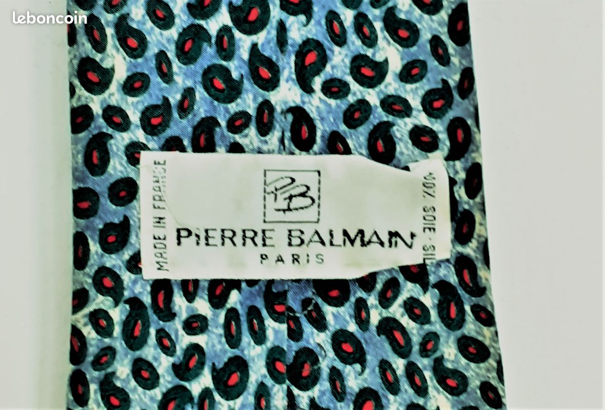 Cravate NEUVE marque signée BALMAIN (image 3)