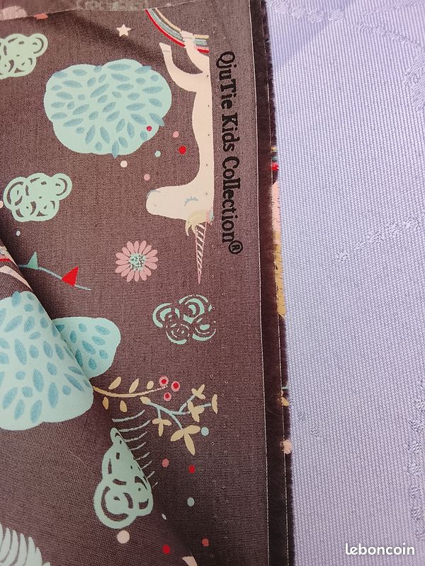 Tissu 100% Coton Licornes - Fat Quarters Pour Couture, Quilting Et Accessoires