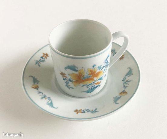 Lot De 6 Tasses à Espresso Bernardaud - Porcelaine Blanche, 350 Ml - Neuves