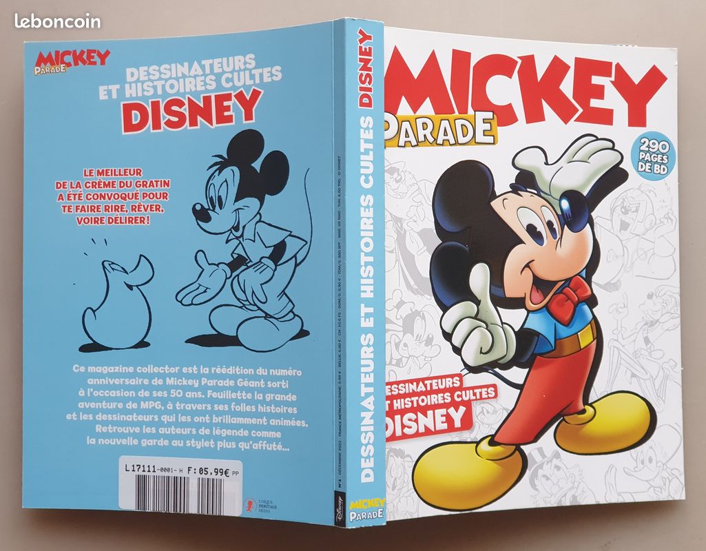 BD Mickey parade " Dessinateurs et histoires cultes Disney " de Walt DISNEY - 2022 (image 2)
