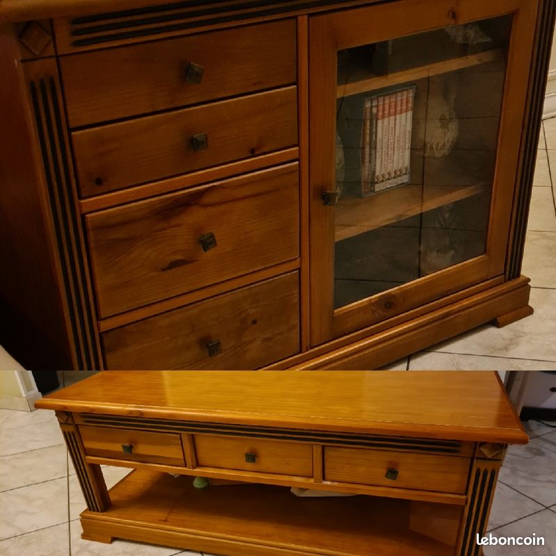 Meuble TV plus table basse 150 euros (image 1)