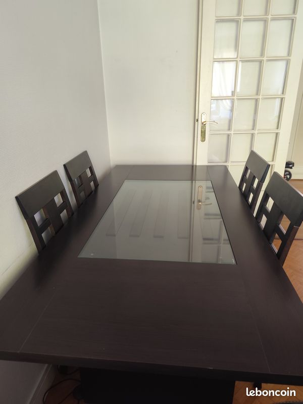 Ensemble table et 4 chaises (image 2)