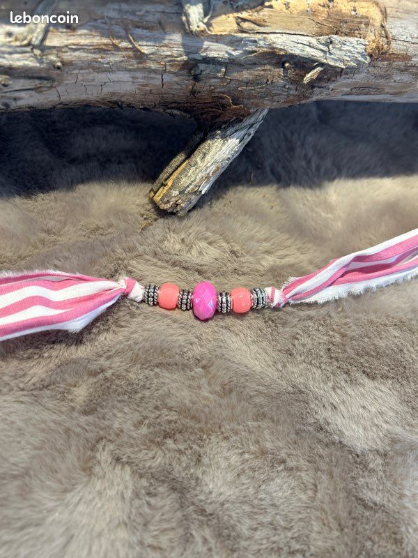 Bracelet Hawaï rose (image 4)
