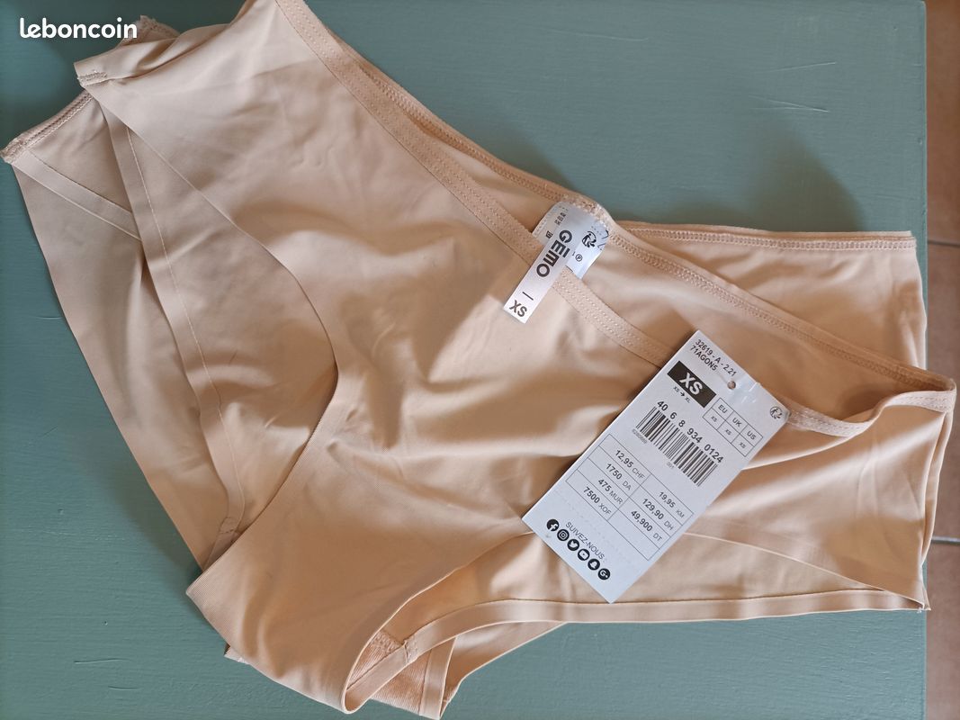 Lot x2 boxers femme (image 1)