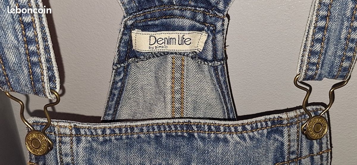 Salopette short jeans Pimkie T34 (image 3)