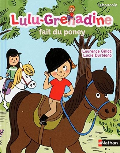 Lulu-Grenadine fait du poney (livre pour enfants) (image 1)