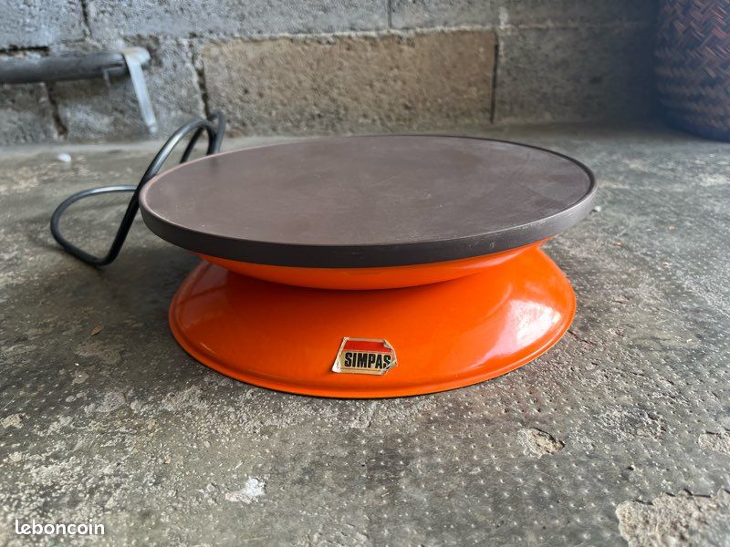 Crêpière Simpas Orange Vintage (image 1)