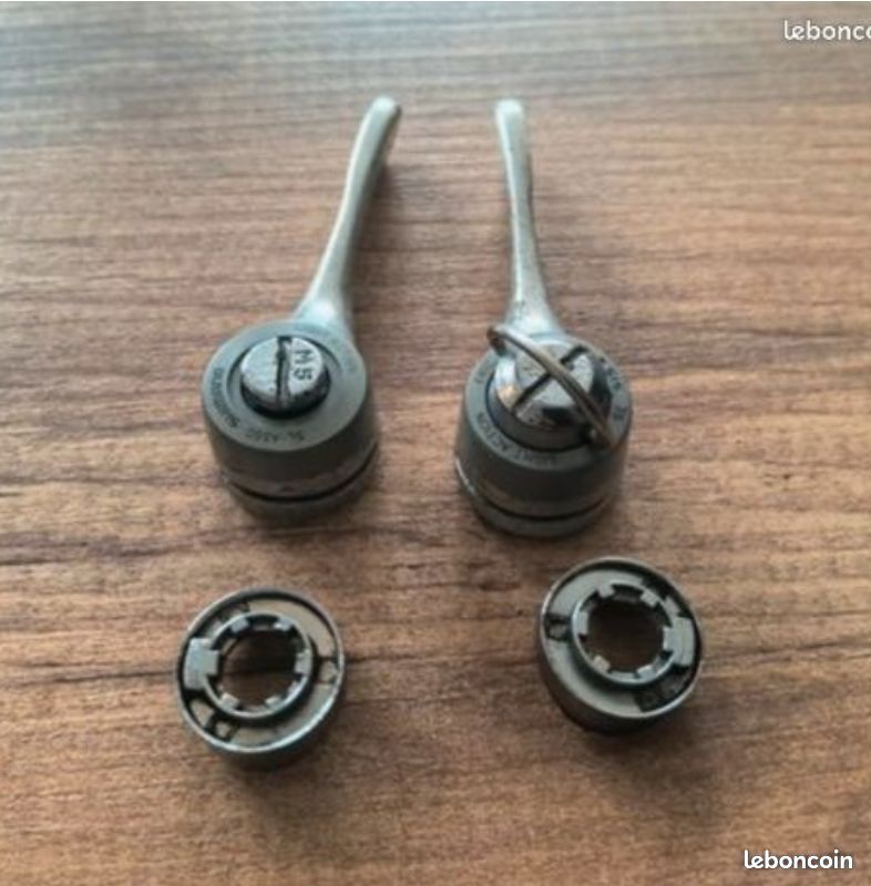 Levier De Vitesses VTT Shimano SL-MT50 Années 80 - À Cliquet Friction - Occasion Bon état