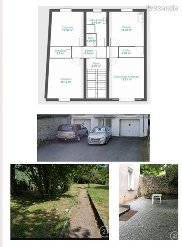 Appartement 3 pièces 74 m² · à Guéret · 74 m² · 570 €/mois