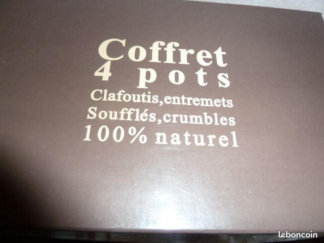 Coffret neuf de 4 pots pr souffles ou entremets (image 2)