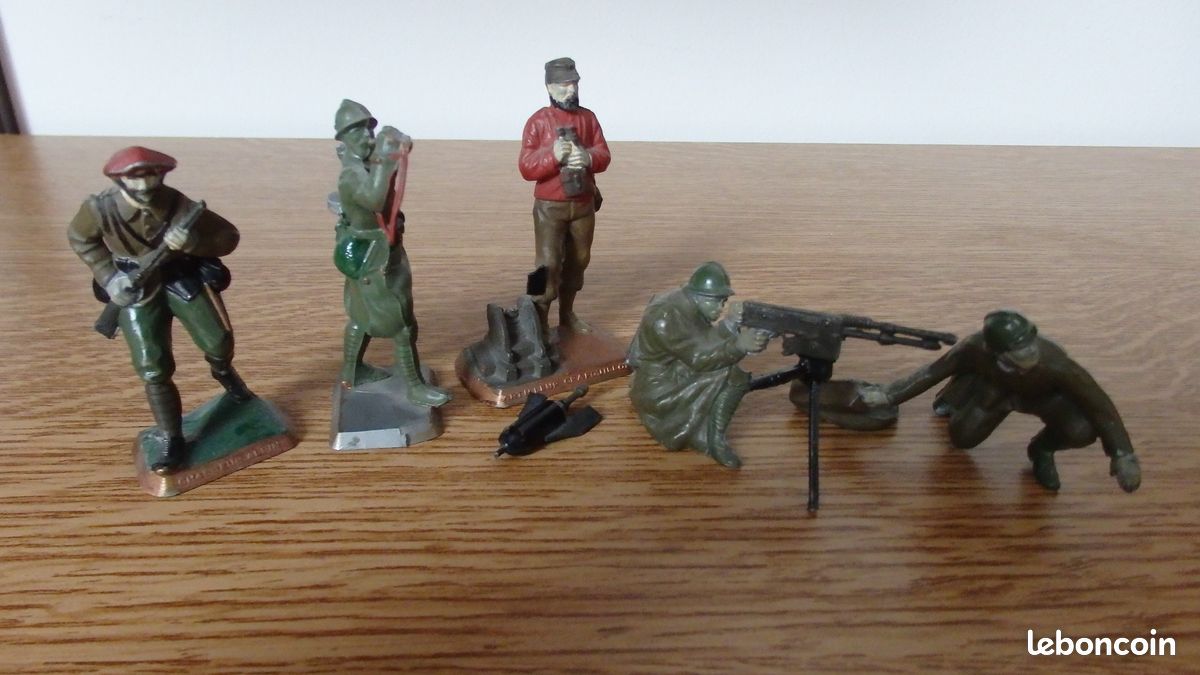 Mokarex - Lot de soldats 1ere guerre mondiale - peints , Vente aux