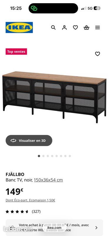 Meuble TV + table basse (image 2)