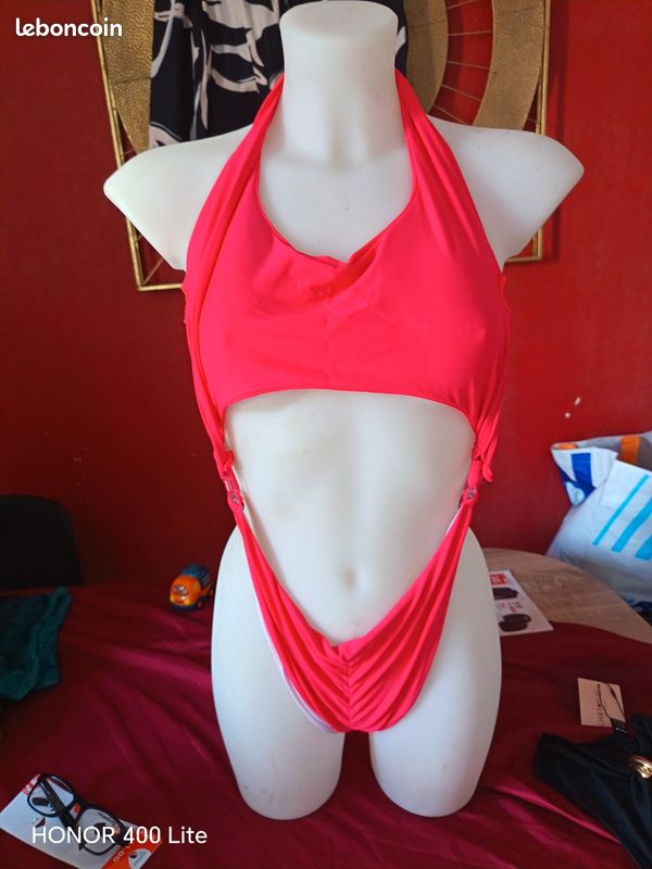 Maillot de bain rose (image 1)