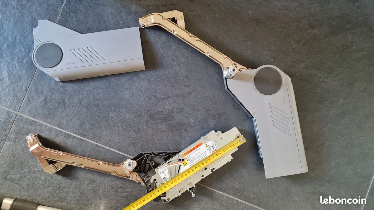 Mécanisme porte lift - Lot de 2 Relevables à ouverture parallèle pour meuble cuisine (image 2)