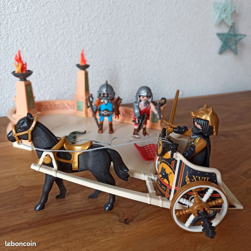 Playmobil 6868 Combat De Gladiateurs - Histoire, Avec Char Et Chevaux - NEUF