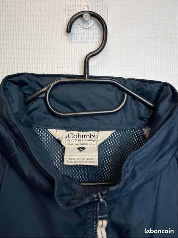 Coupe-vent Columbia Fbi Vintage Marine Homme L (image 4)