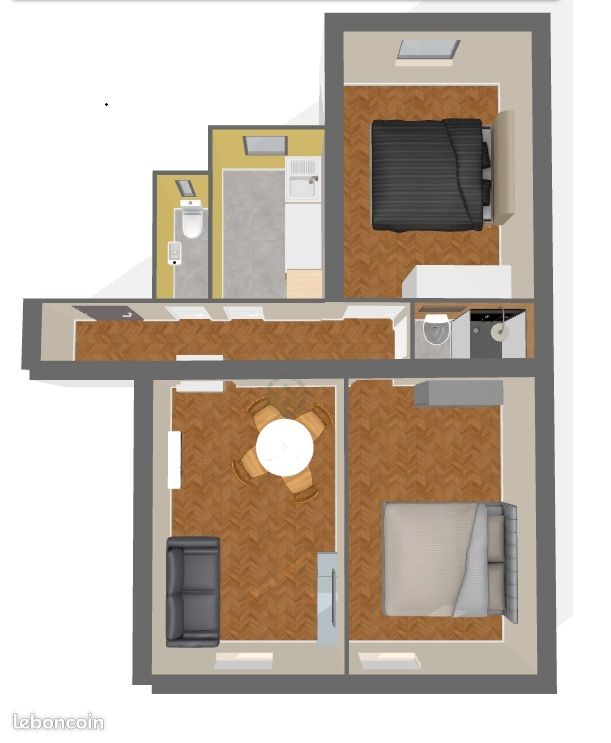 Appartement 3 pièces 56 m² · à Boulogne-Billancourt · 56 m² · 440 000 €