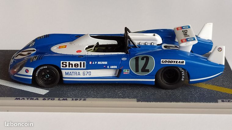 Modèle Réduit STARTER MATRA 670 Le Mans 1972 - Échelle 1/43, Résine, Factory Built - État Neuf En Boîte