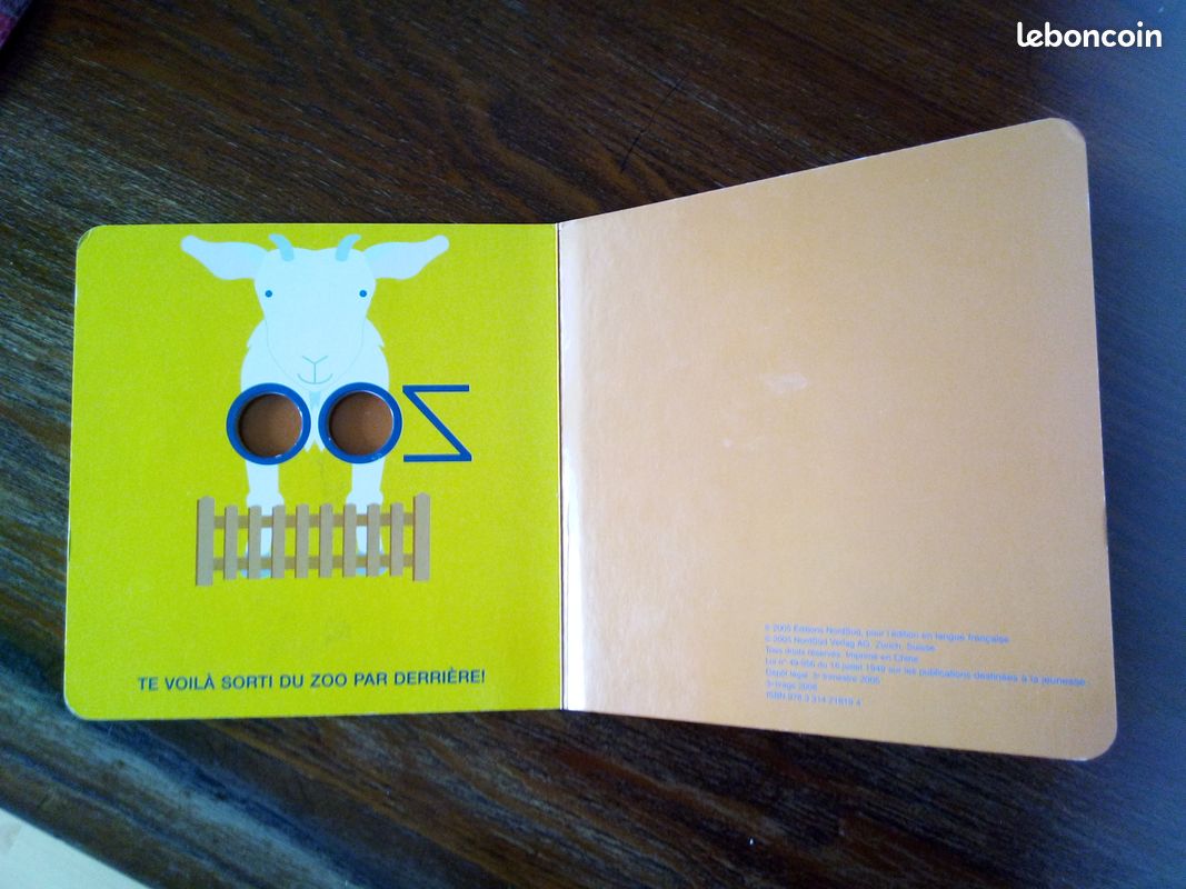 Livre ZOO jeu de doigts, Nord Sud (image 8)