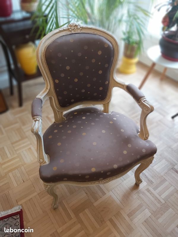 Fauteuil style louis 15 / louis XV (image 1)