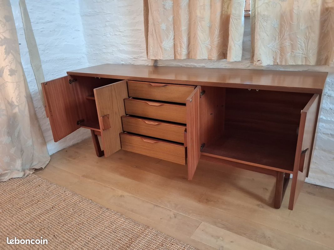 Enfilade Scandi en teck des 1960s (image 3)