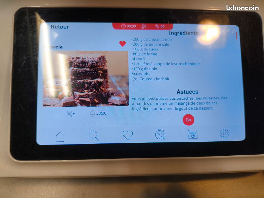 Robot de cuisine Moulinex Click & Cook blanc (image 8)