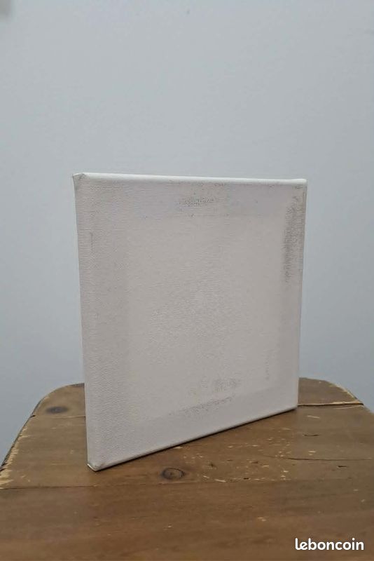 Canva toile vierge sur châssis en bois 20x20cm (Neuf) (image 1)