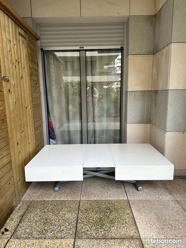 Table modulable blanche (image 4)