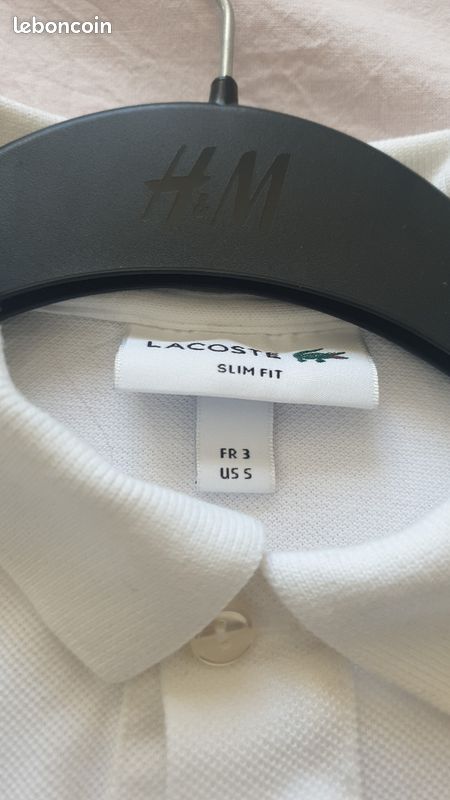 Polo lacoste blanc (image 2)