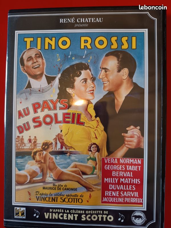 DVD au pays du soleil avec Tino Rossi d'après la célèbre opérette de Vincent Scotto (image 1)