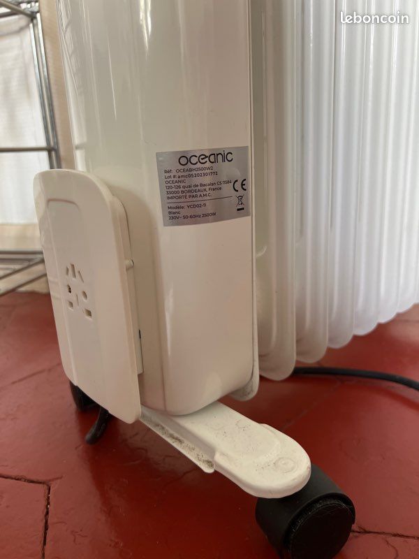 Radiateur bain d’huile Oceanic 2500w (image 3)