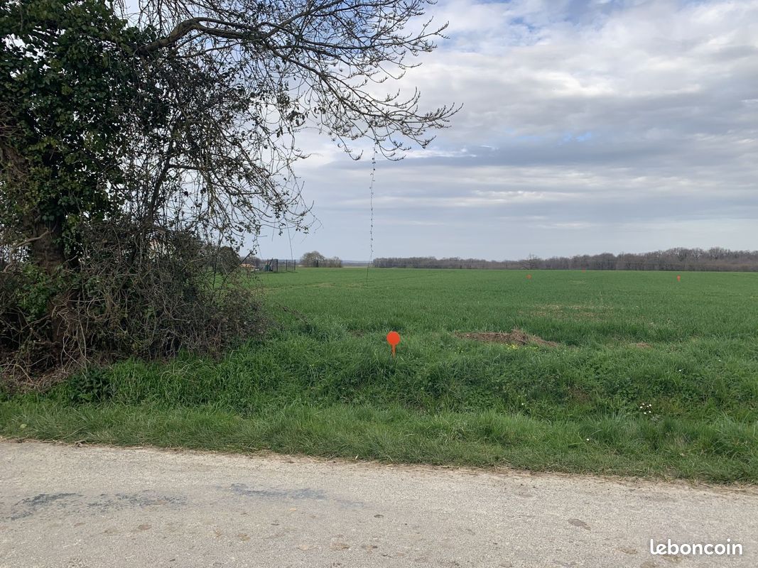Terrain à bâtir de 1175 m2 au prix de 42000 à PLASSAY (17) · 42 000 €
