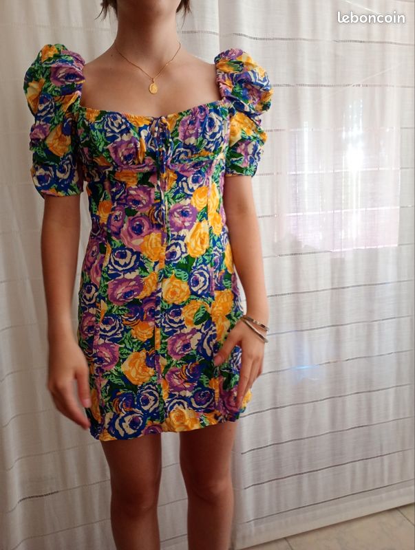 Robe fleurale zara (image 1)