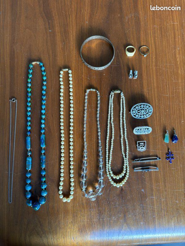 Lot De Bijoux Anciens Et Vintage - Occasion - Pièces Uniques