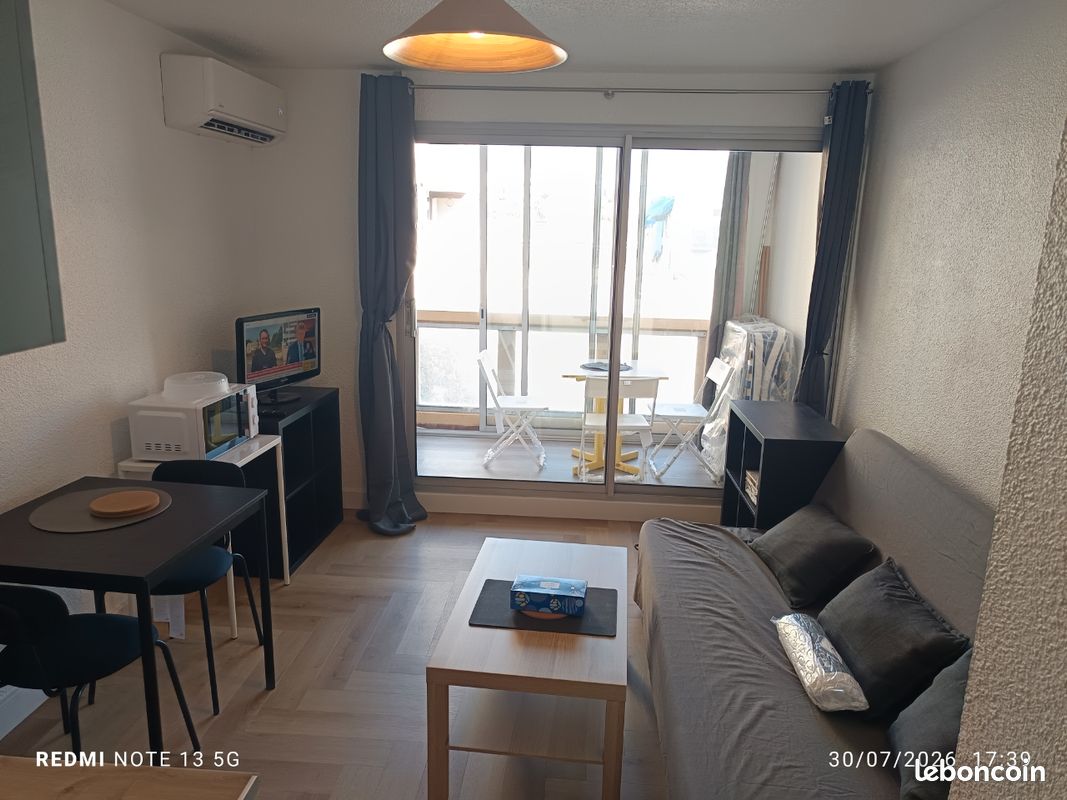 Appartement 1 pièce 25 m² · à Palavas-les-Flots · 25 m² · 600 €