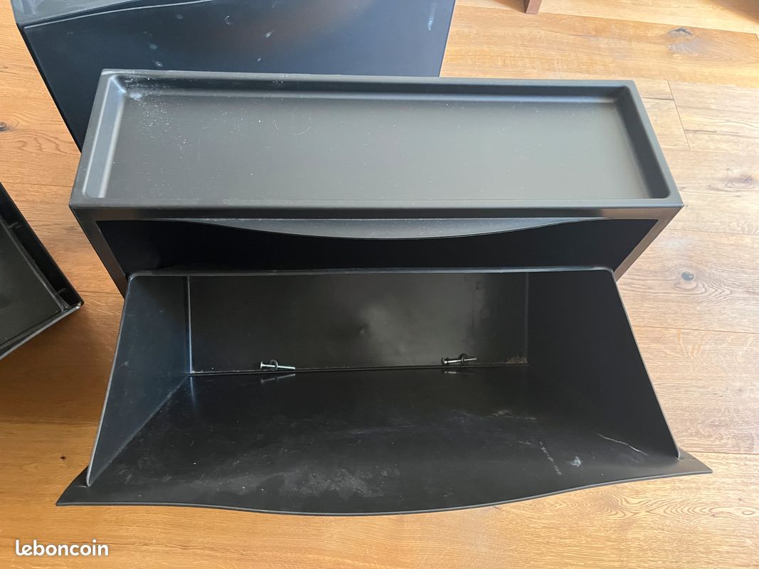 3 Armoire à chaussures/rangement TRONES Ikea noires (image 3)